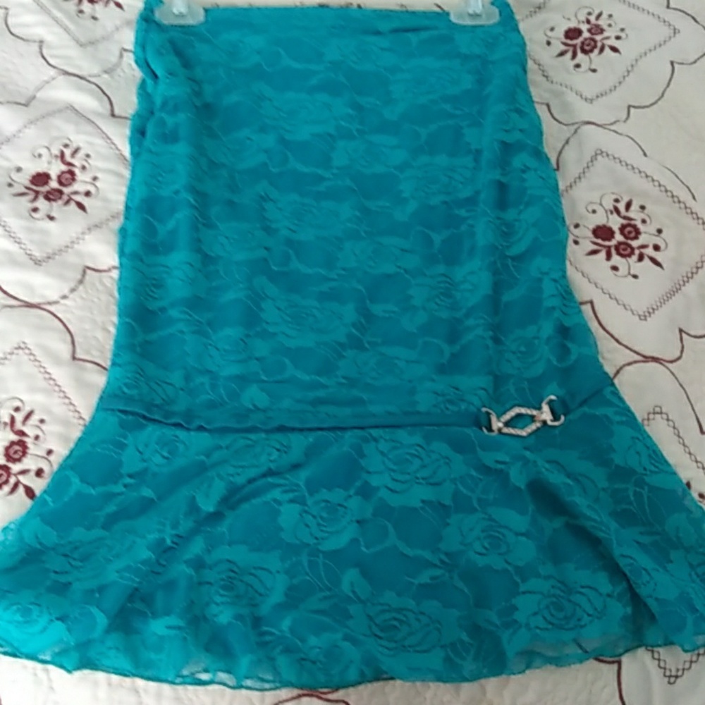 Mermaid turquoise skirt
